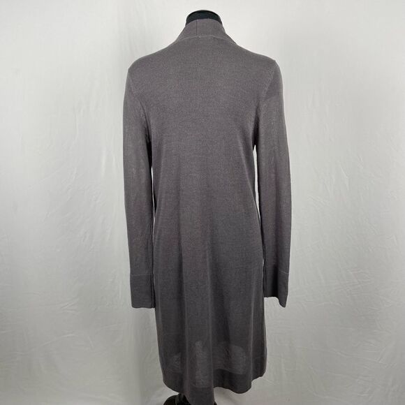 Soft Surroundings Long Purple Knit Thin Cardigan Sweater - Women’s M - Picture 3 of 8